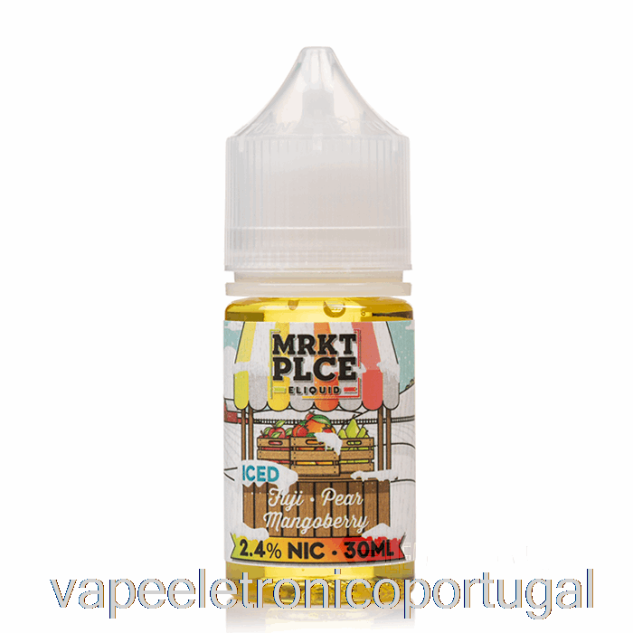 Vape Eletrônico Gelo Fuji Pêra Mangoberry - Sais Mrkt - 30ml 48mg